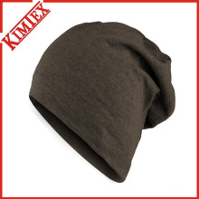 Mode Unisex Baumwolle Jersey Freizeit Beanie